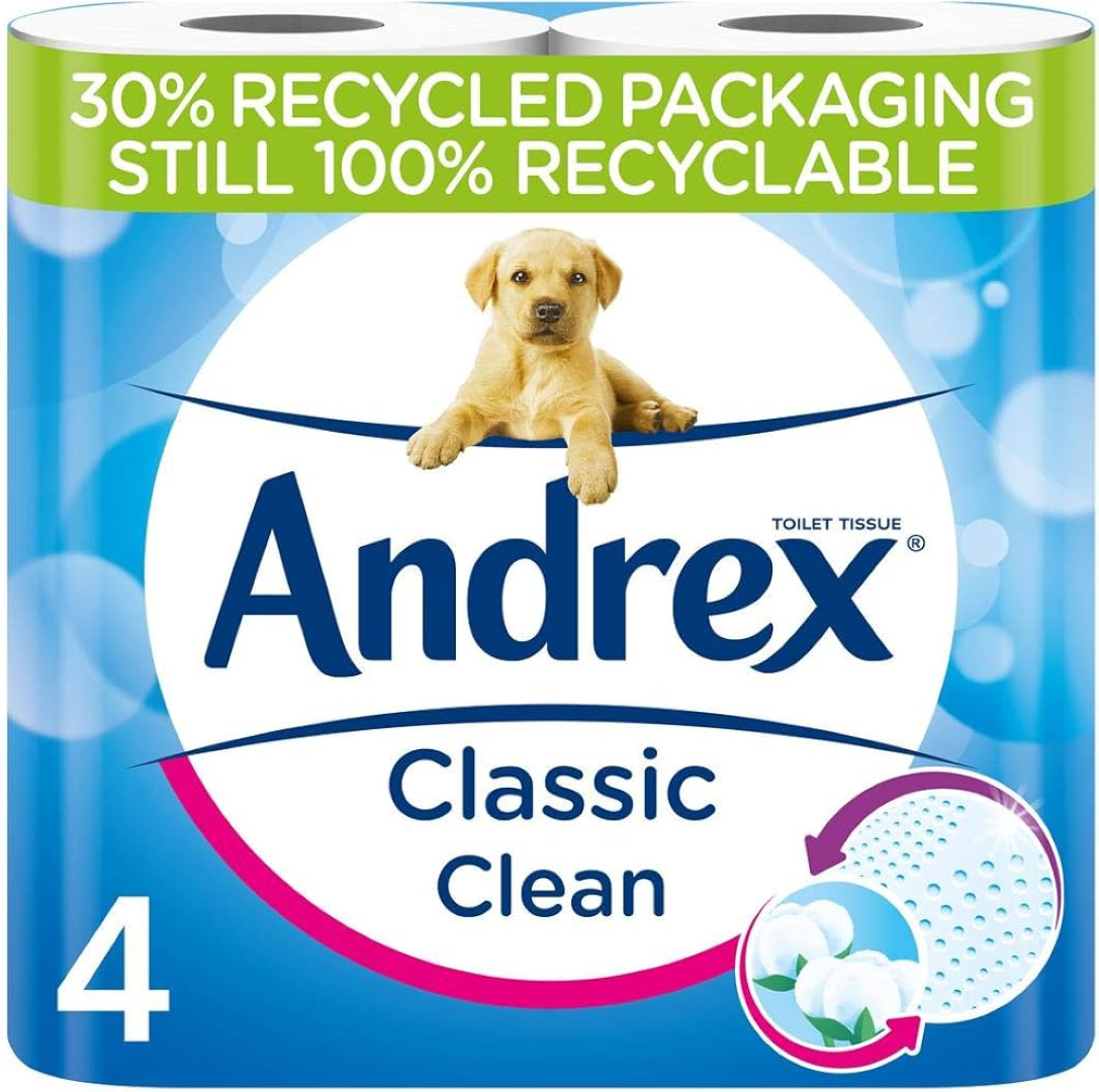 ANDREX TOILET TISSUE CLASSI CLEAN 2'S